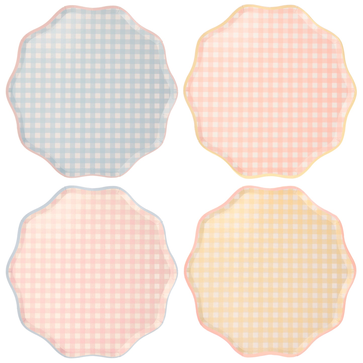 Gingham Side Plates