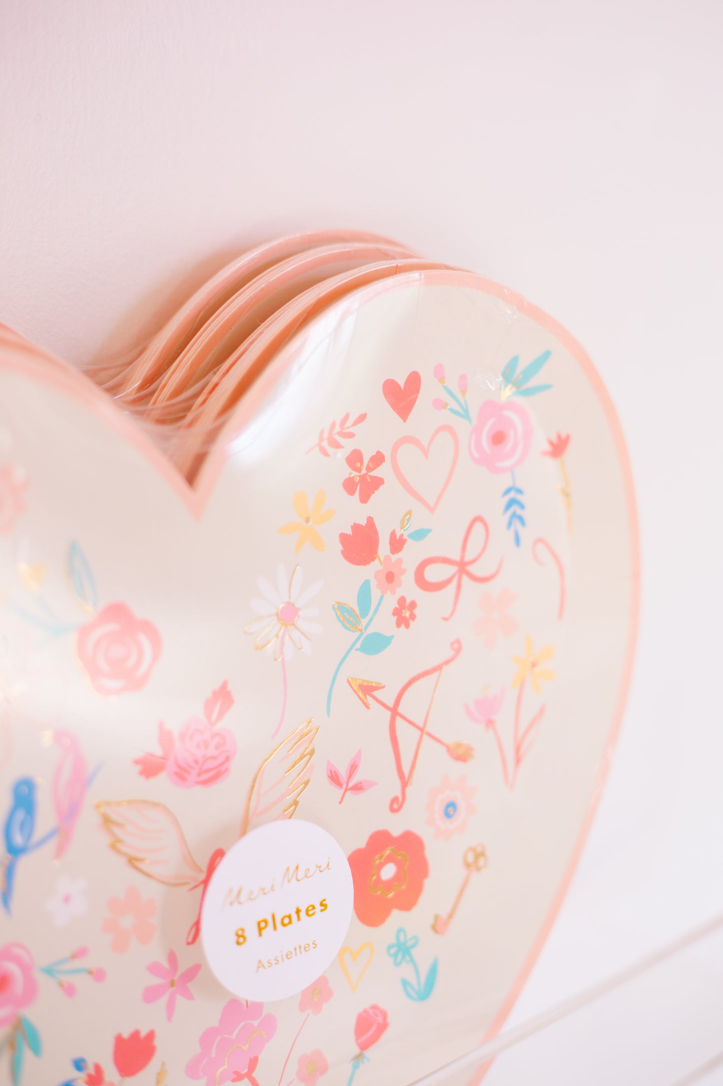 Meri Meri Valentine Dinner Plates