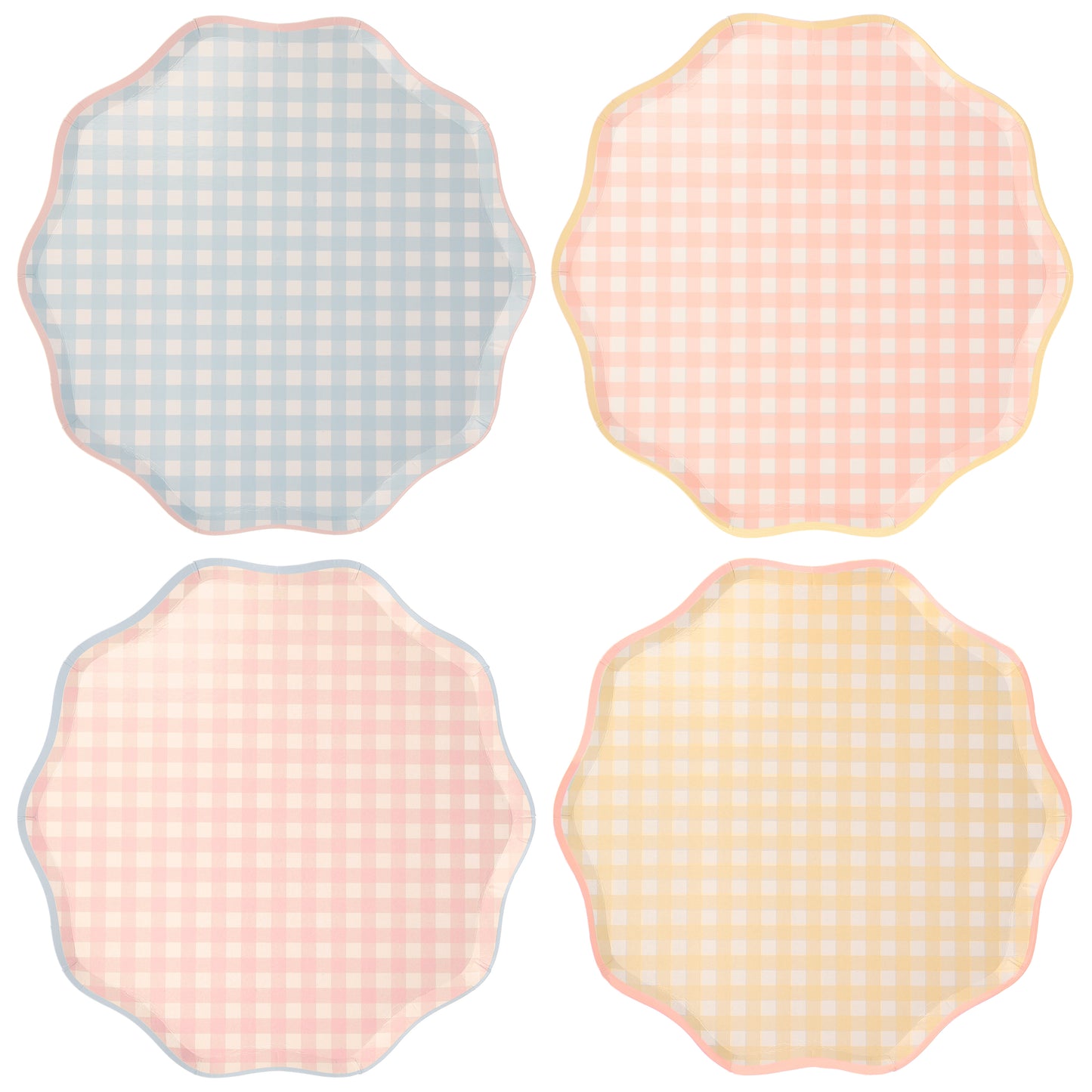 Gingham Side Plates