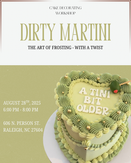 Dirty Martini Cake Decorating Workshop